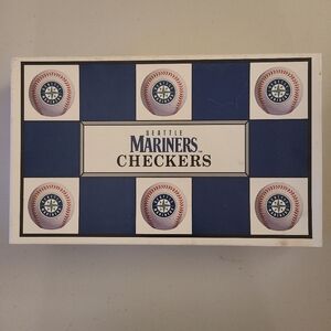 Seattle Mariners Versus New York Yankees MLB Baseball Checkers Game  Vintage '97